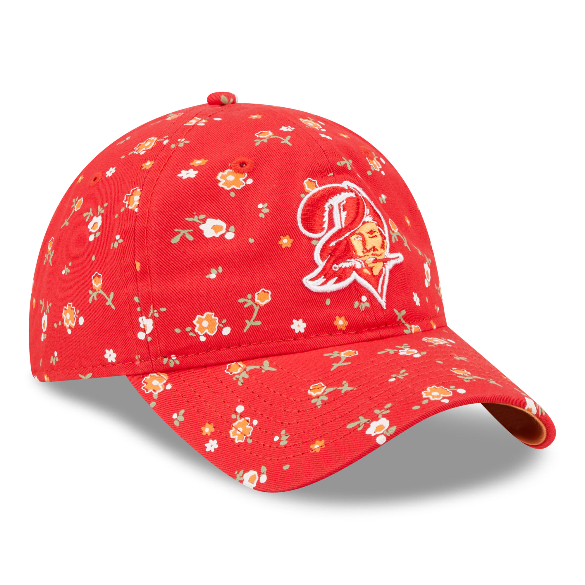 Women's New Era Red Tampa Bay Buccaneers Floral 9TWENTY Adjustable Hat - Image 9