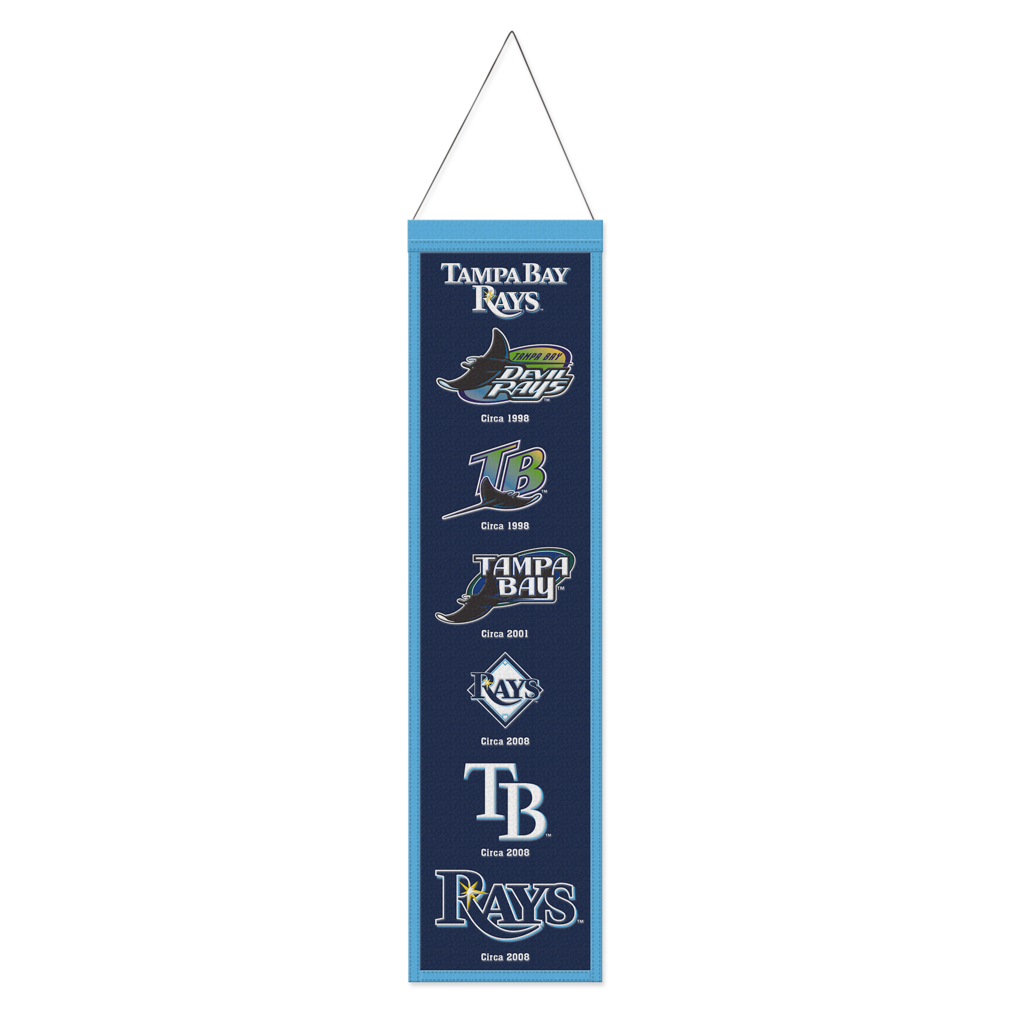 WinCraft Tampa Bay Rays 8" x 32" Evolution Banner