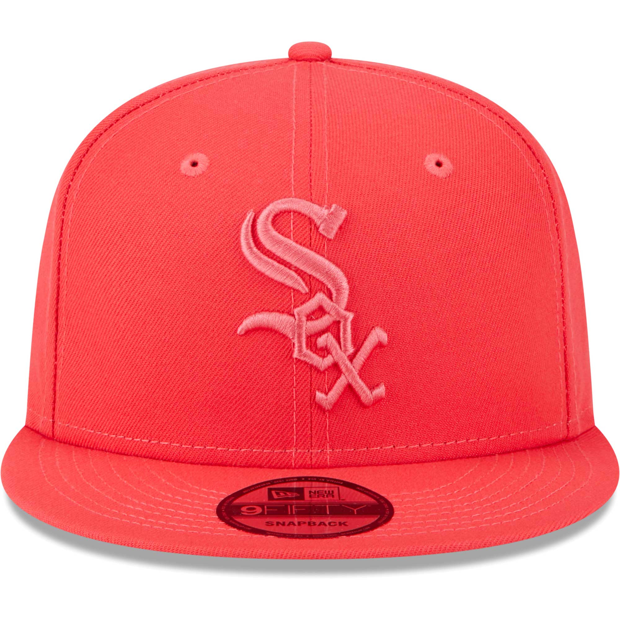 Men's New Era Red Chicago White Sox Spring Color Basic 9FIFTY Snapback Hat - Image 10