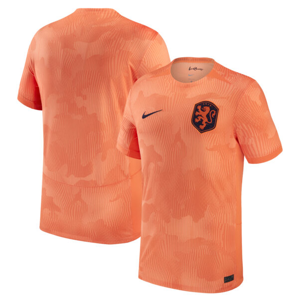 Men's Nike  Orange Netherlands Women's National Team 2023 Home Stadium Replica Jersey