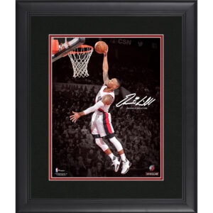 Damian Lillard Portland Trail Blazers Framed 11" x 14" Spotlight Photograph - Facsimile Signature