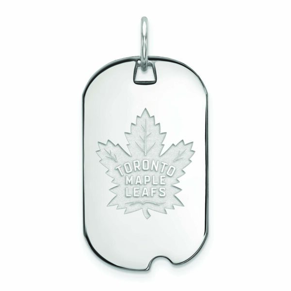 Women's Toronto Maple Leafs Sterling Silver Small Dog Tag