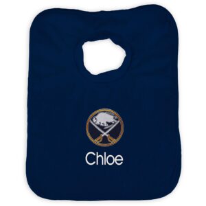 Infant Navy Buffalo Sabres Personalized Bib