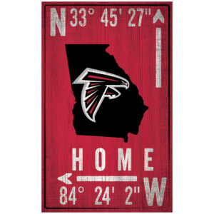 Atlanta Falcons 11" x 19" Coordinate Sign