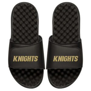 Youth ISlide Black UCF Knights Wordmark Slide Sandals