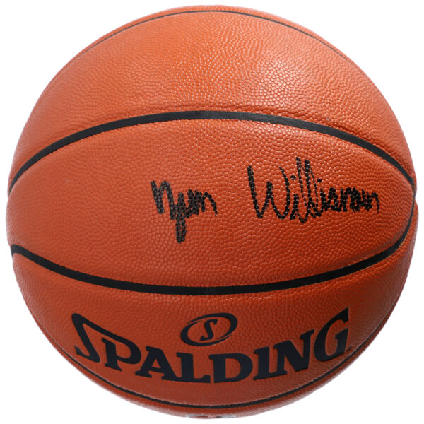 Zion Williamson New Orleans Pelicans Autographed Spalding Indoor/Outdoor Basketball - Black Ink