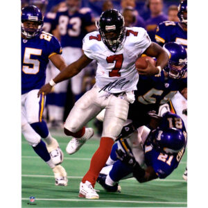 Michael Vick Atlanta Falcons Autographed 16" x 20" Overtime Touchdown Run vs. Vikings Photograph