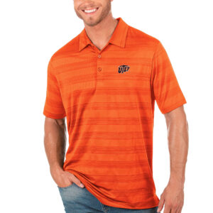 Men's Antigua Orange UTEP Miners Compass Polo