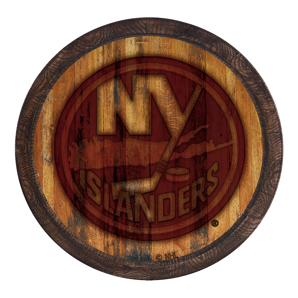 New York Islanders 21'' x 21'' Faux Barrel Top Sign