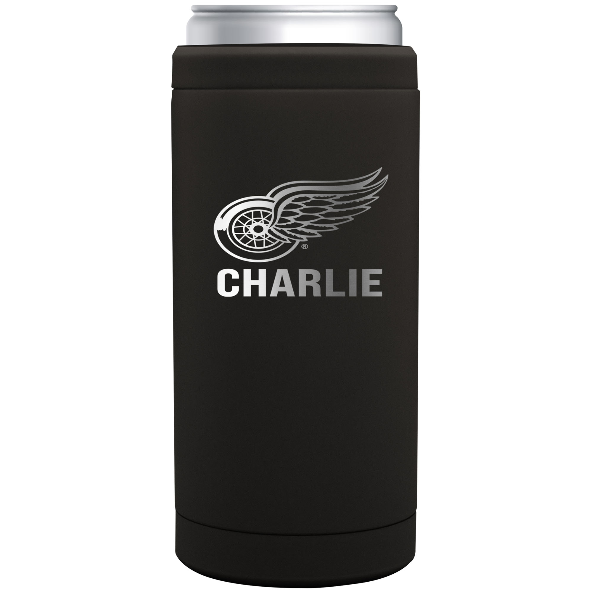 Detroit Red Wings 12oz. Personalized Stainless Steel Slim Can Cooler