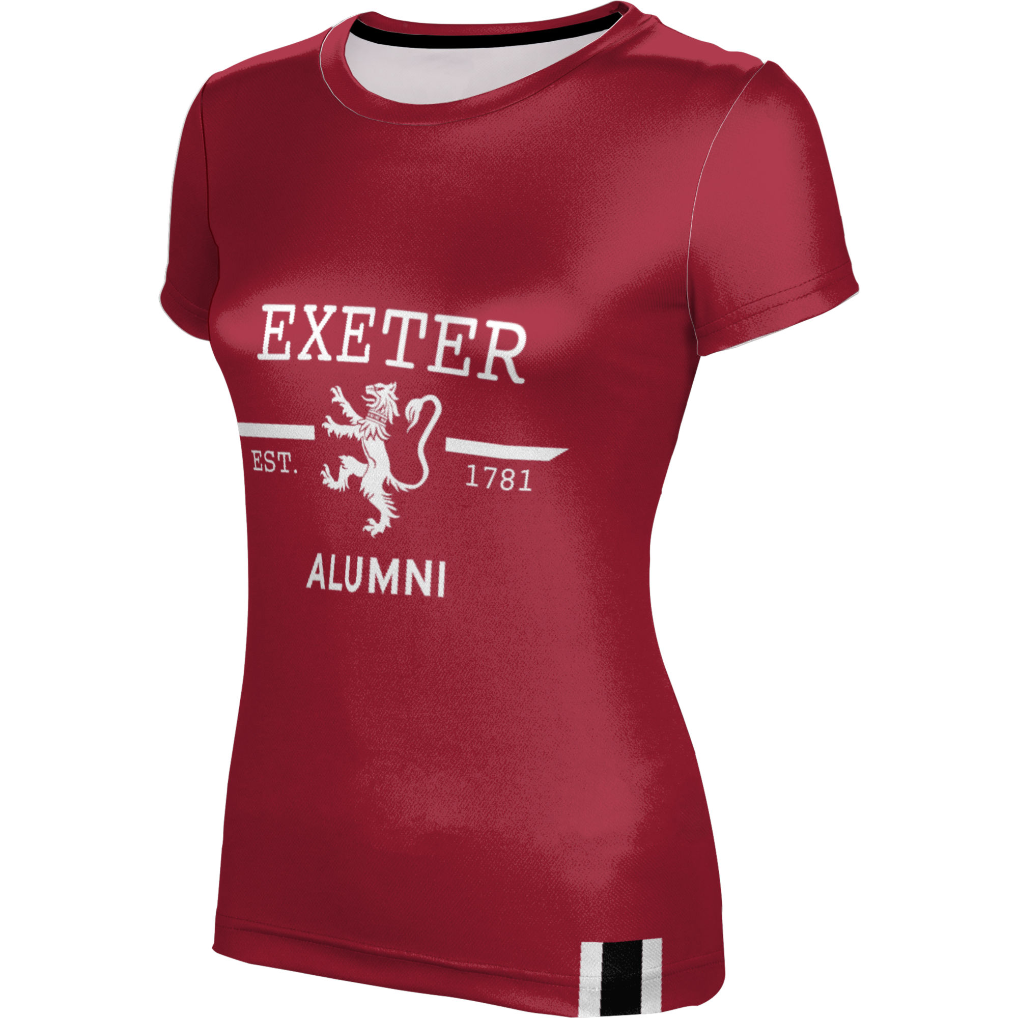 Women's Maroon Phillips Exeter Academy Big Red Alumni T-Shirt - Image 3