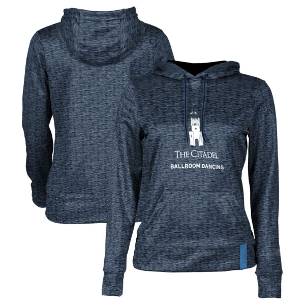 Women's Navy Citadel Bulldogs Ballroom Dancing Pullover Hoodie