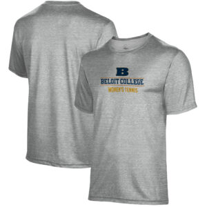 Men's Gray Beloit College Buccaneers Women's Tennis Name Drop T-Shirt