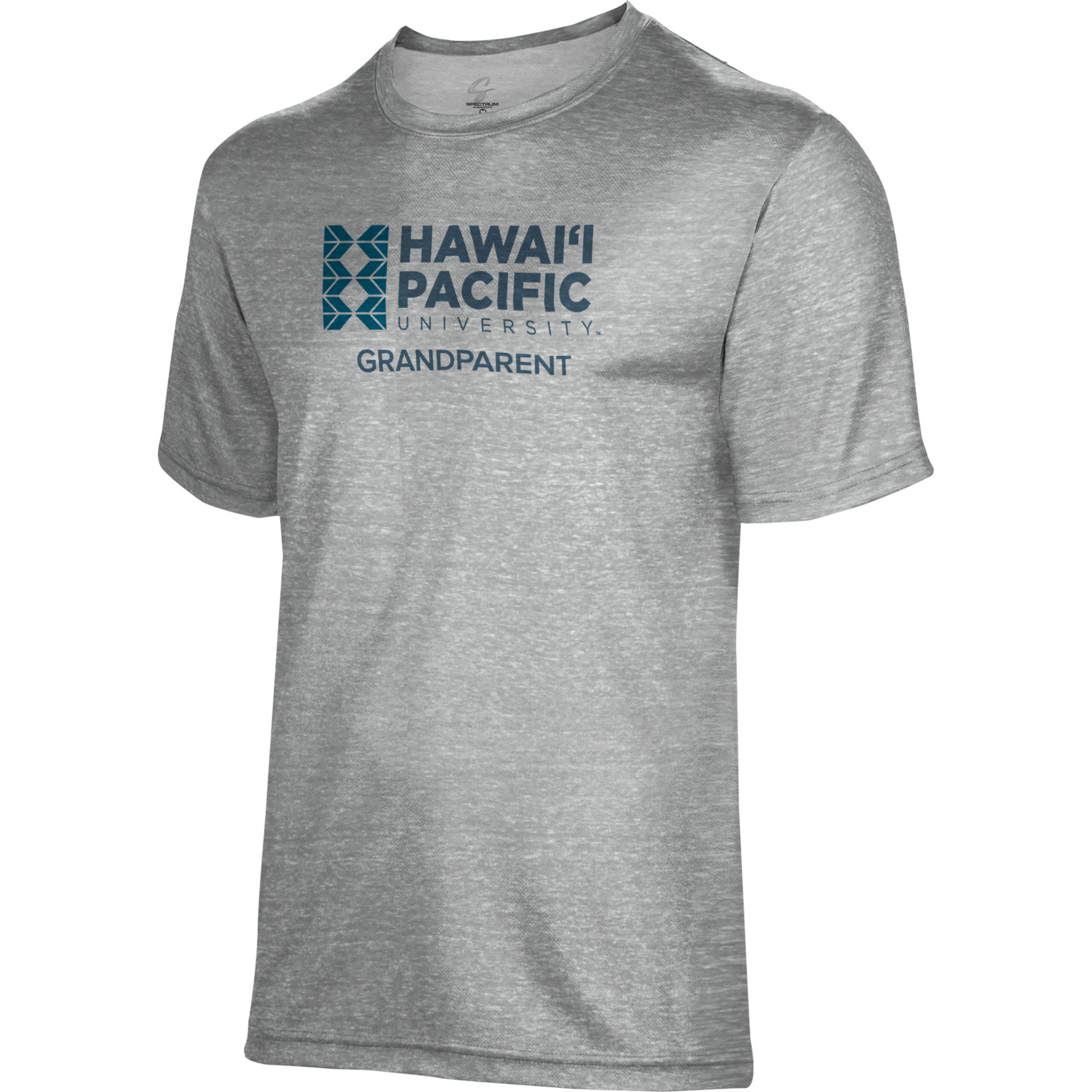 Men's Gray Hawaii Pacific Sharks Grandparent Name Drop T-Shirt - Image 6