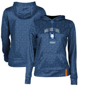 Women's Blue Wallace State Lions Golf Pullover Hoodie