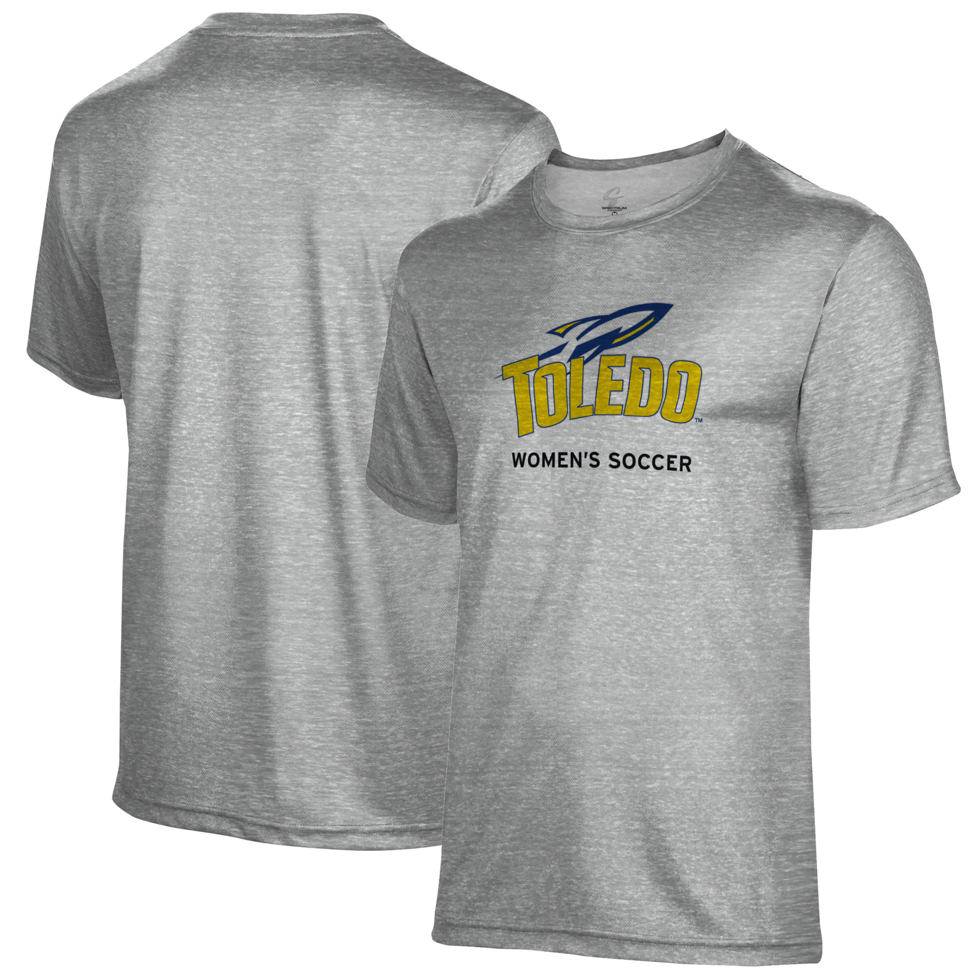 Men's Gray Toledo Rockets Women's Soccer Name Drop T-Shirt