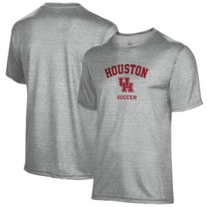 Men's Gray Houston Cougars Soccer Name Drop T-Shirt