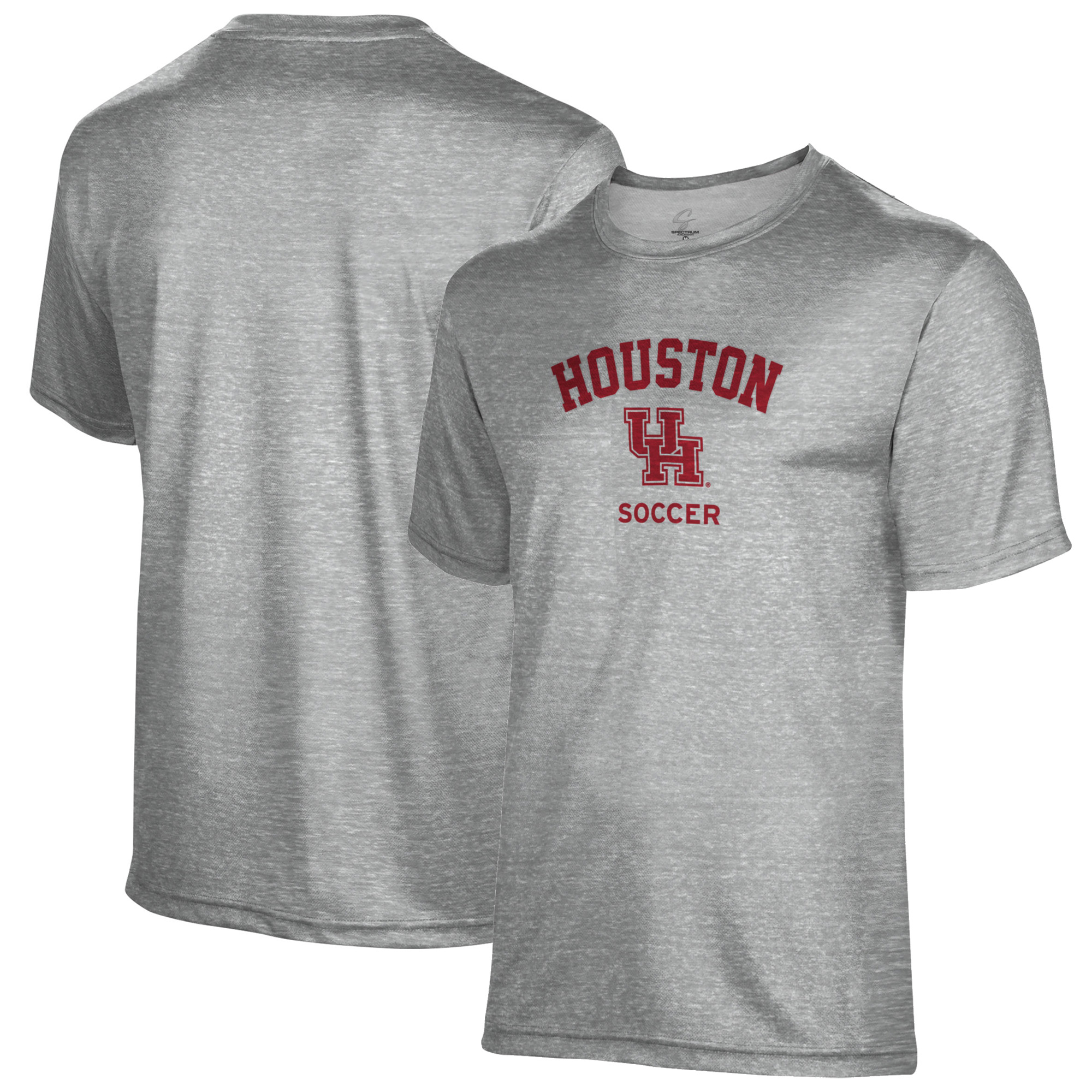 Men's Gray Houston Cougars Soccer Name Drop T-Shirt