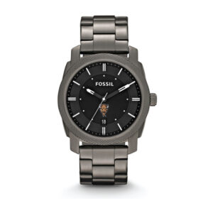 Fossil Marshall Thundering Herd Machine Smoke Stainless Steel Watch