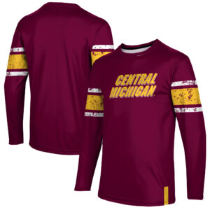 Men's Maroon Central Michigan Chippewas Long Sleeve T-Shirt