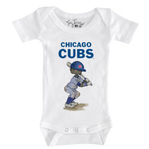 Infant Tiny Turnip White Chicago Cubs James Bodysuit