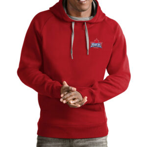 Men's Antigua Red Toronto Rock Victory Pullover Hoodie