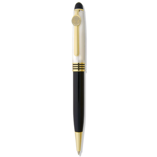 Black/Pearl College of New Jersey Lions Ball Point Pen
