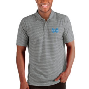 Men's Antigua Heathered Gray Hampton Pirates Esteem Polo