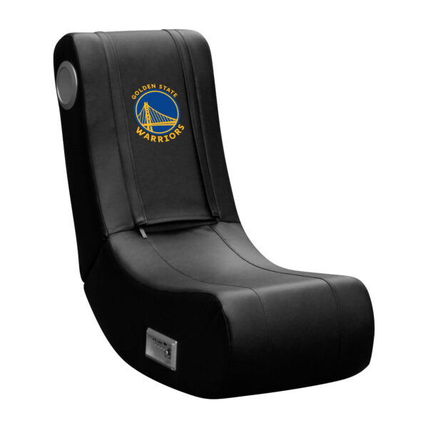 Black Golden State Warriors Logo Game Rocker 100