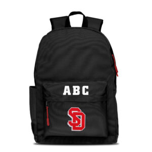 MOJO Black South Dakota Coyotes Personalized Campus Laptop Backpack