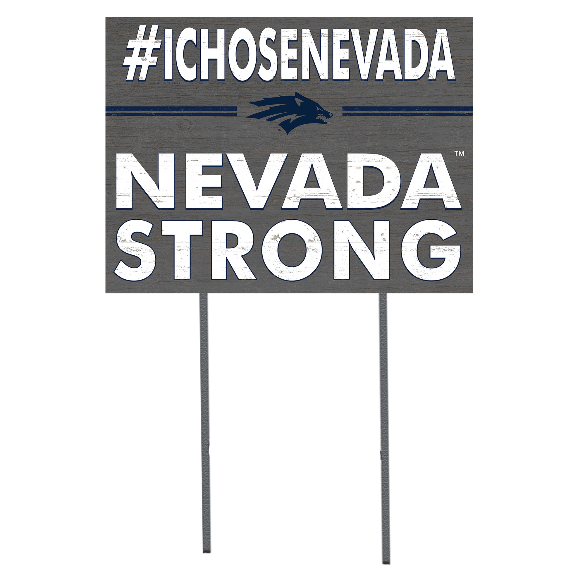 Nevada Wolf Pack 18'' x 24'' I Chose Lawn Sign