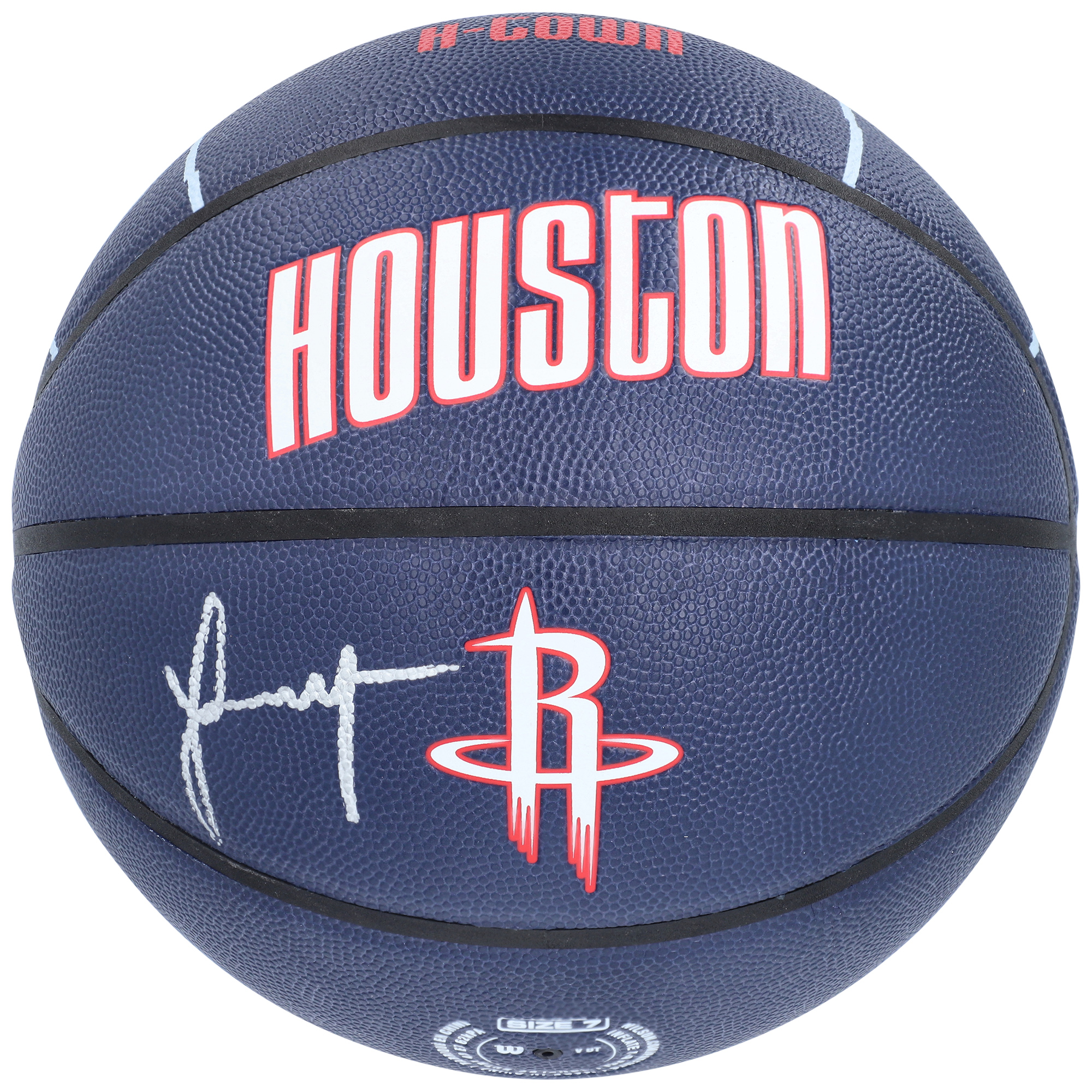 Jalen Green Houston Rockets Autographed City Edition Collectors Basketball - Image 3