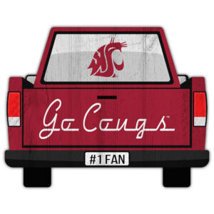 Washington State Cougars 12'' x 12'' Truck Back Décor