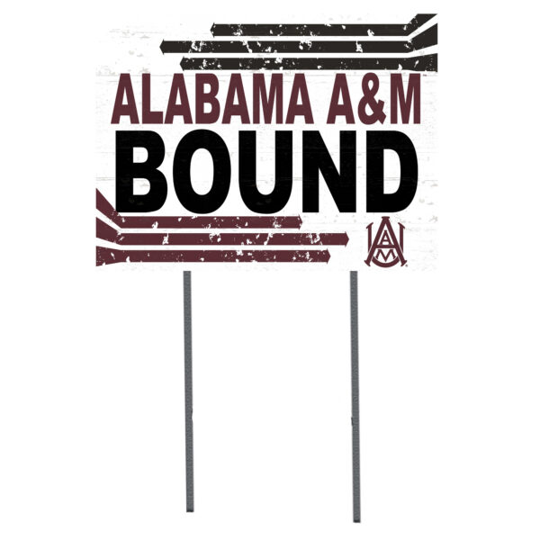 Alabama A&M Bulldogs 18'' x 24'' Bound Yard Sign