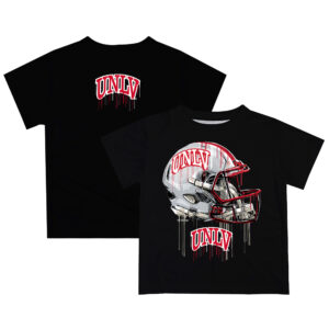 Infant Black UNLV Rebels Dripping Helmet T-Shirt