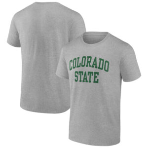 Men's Heather Gray Colorado State Rams Basic Arch T-Shirt