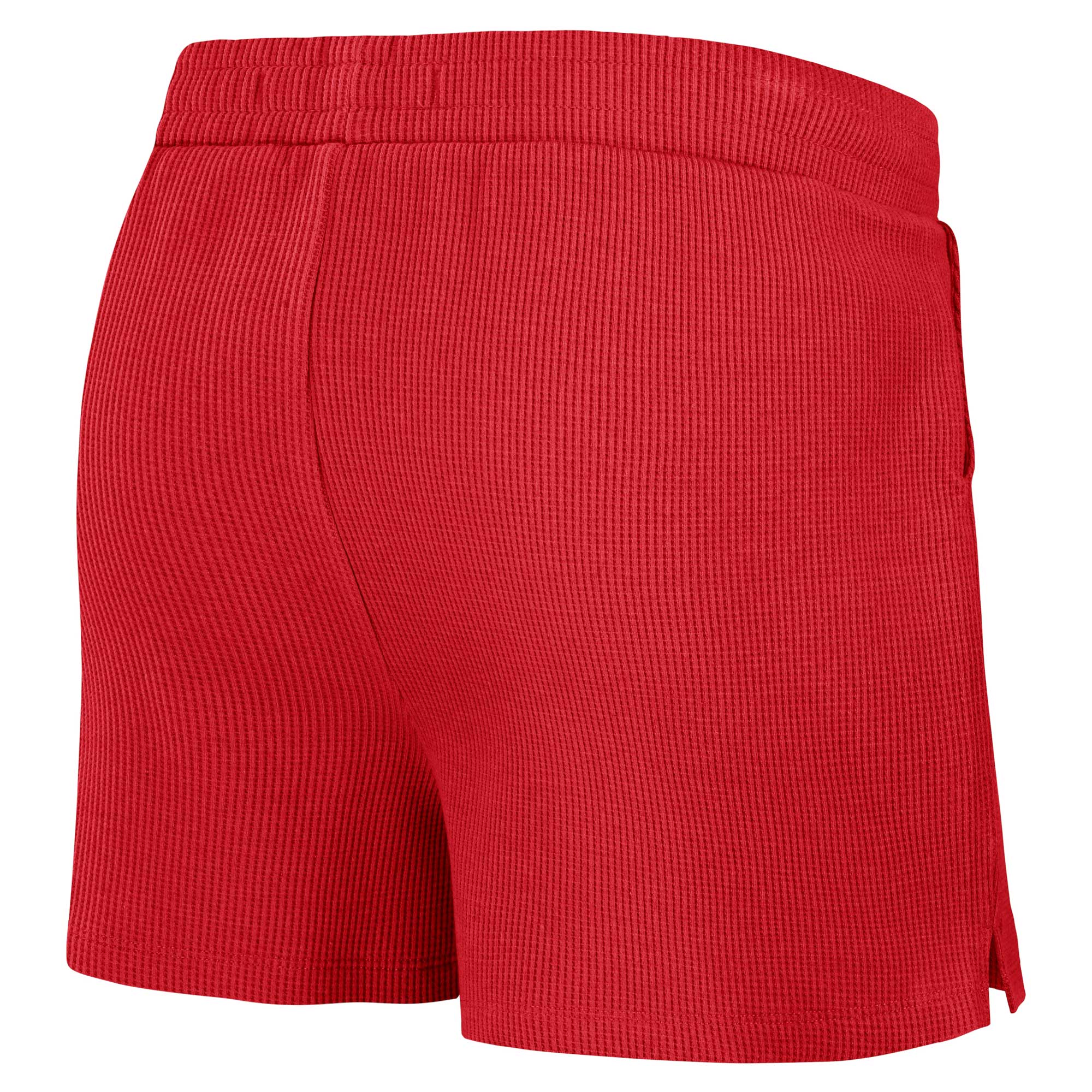 Women's WEAR by Erin Andrews Red Atlanta Falcons Waffle Knit Long Sleeve T-Shirt & Shorts Lounge Set - Image 11