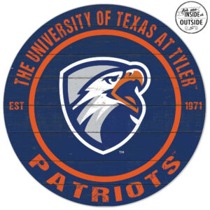 Texas Tyler Patriots 20'' x 20'' Indoor/Outdoor Weathered Circle Sign