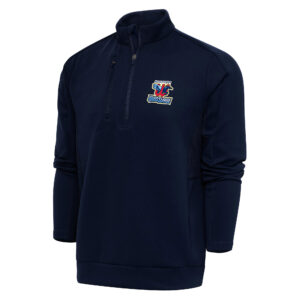 Men's Antigua  Navy Wichita Wind Surge Big & Tall Generation Quarter-Zip Pullover Top