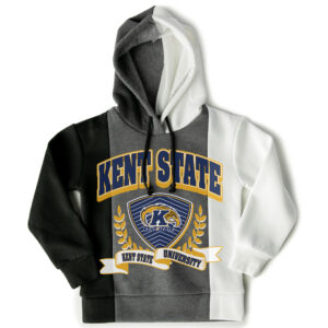 Girls Youth Gameday Couture  Black Kent State Golden Flashes Hall Of Fame Color Block Pullover Hoodie
