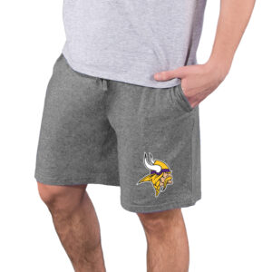 Men's Concepts Sport  Charcoal Minnesota Vikings Quest Knit Jam Shorts