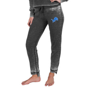 Women's Concepts Sport  Charcoal Detroit Lions Resurgence Waffle Knit Pants