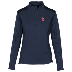 Women's Levelwear  Navy St. Louis Cardinals Daybreak Insignia 2.0 Quarter-Zip Pullover Top