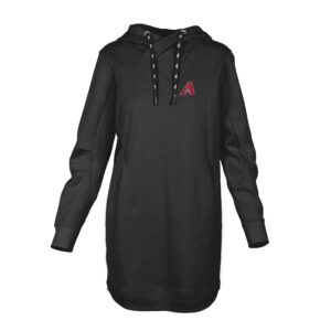 Women's Levelwear  Black Arizona Diamondbacks Cover Insignia 2.0 Hoodie Dress