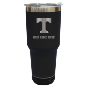 The Memory Company  Tennessee Volunteers Personalized 30oz. Stainless Steel Bluetooth Tumbler