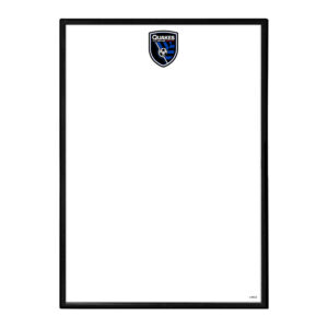 San Jose Earthquakes 19" x 27" Dry Erase Vertical Wall Sign