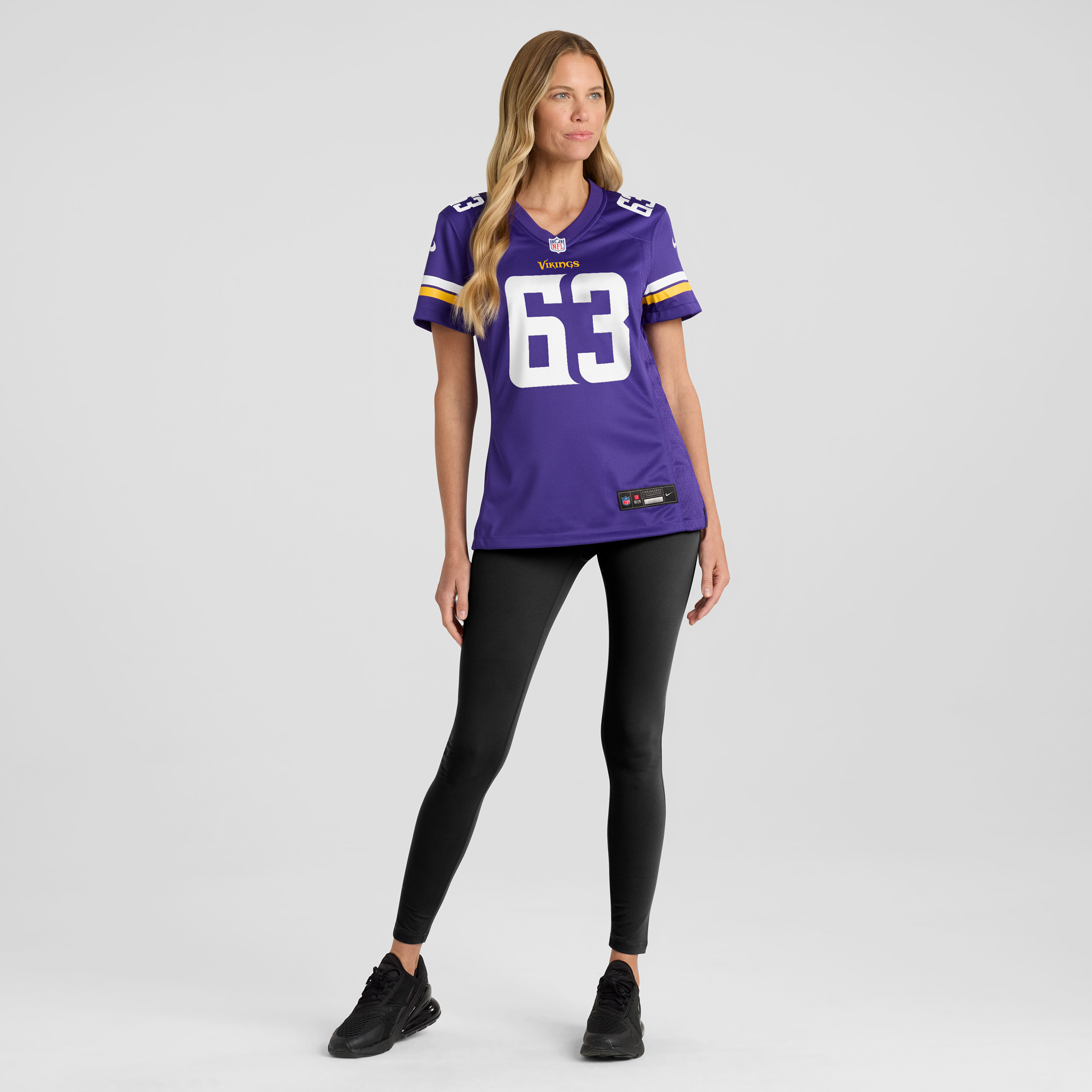 Women's Nike Chim Okorafor Purple Minnesota Vikings Team Game Jersey - Image 14