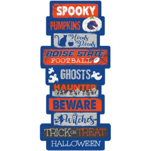 Boise State Broncos 24'' Halloween Celebration Stack Sign
