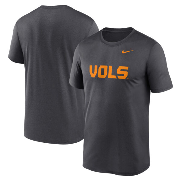Men's Nike Anthracite Tennessee Volunteers Primetime Legend Alternate Logo T-Shirt - Image 9
