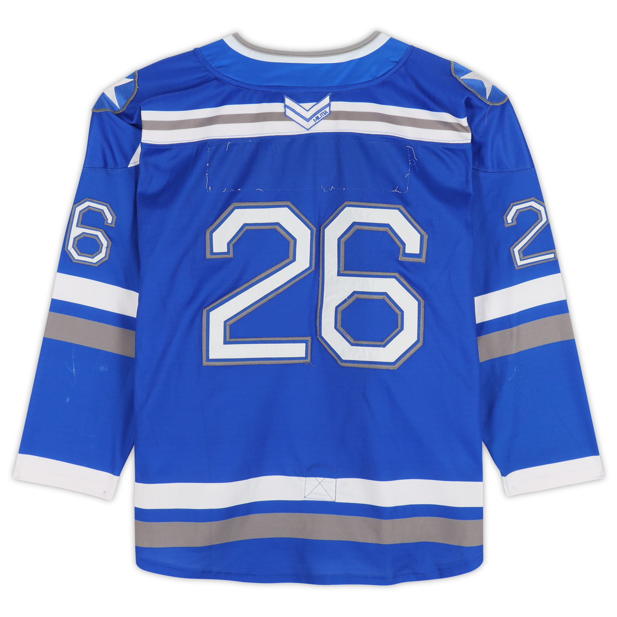 Air Force Falcons Team-Issued #26 Blue Jersey with 20th Anniversary Patch from the Hockey Program - Image 7